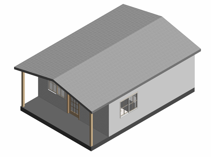 Atlas 480 SQFT ADU 3D Rendering view 3