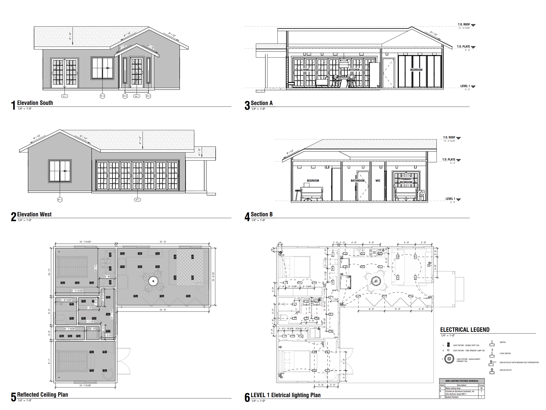 Nova 749 SQFT ADU Elevations and Plans view 3