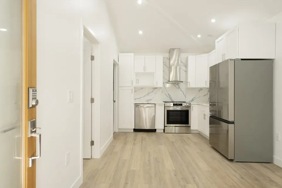 Kitchen entry of the Thousand Oaks garage conversion ADU