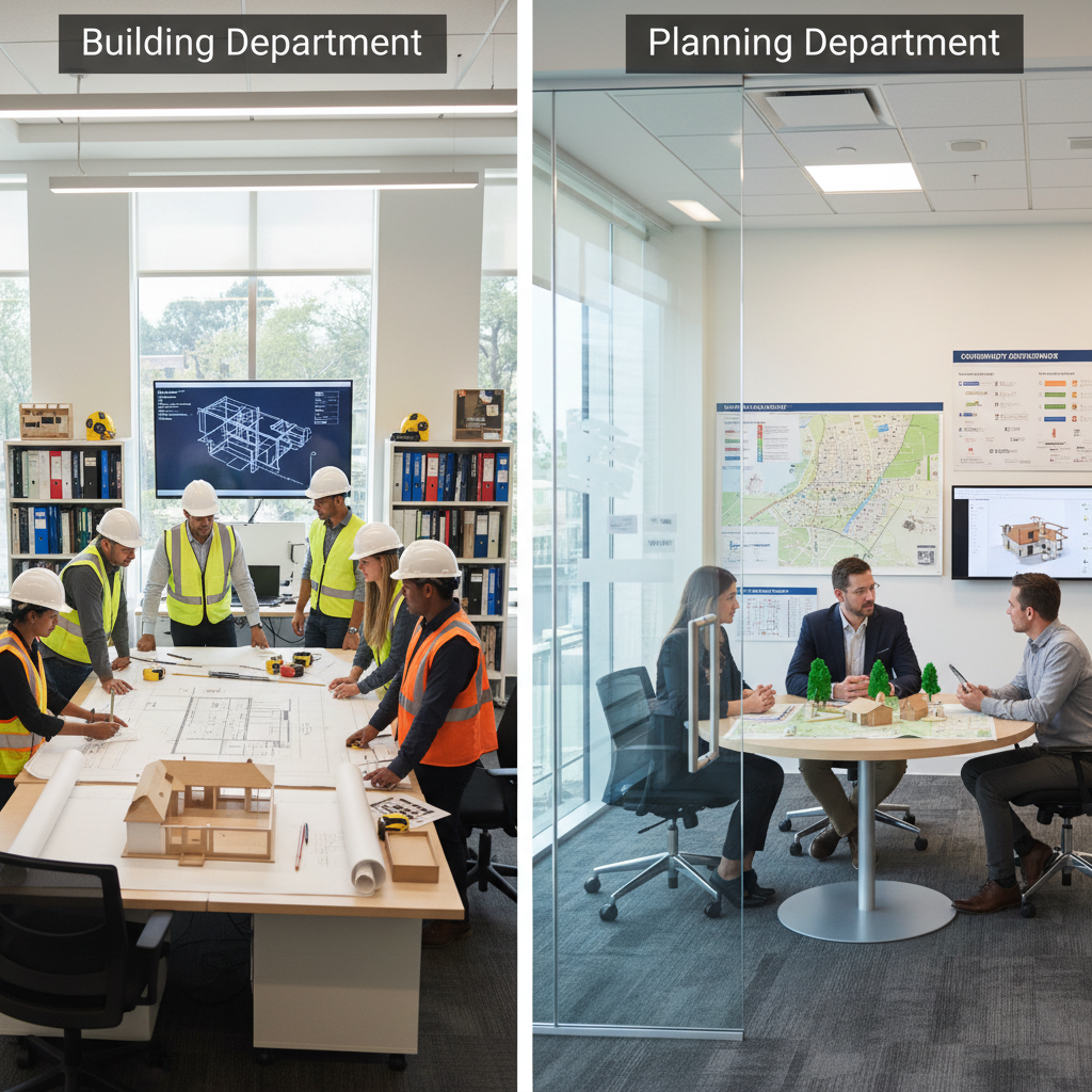 What Is the Difference Between a Building Department and a Planning Department for ADU Permits