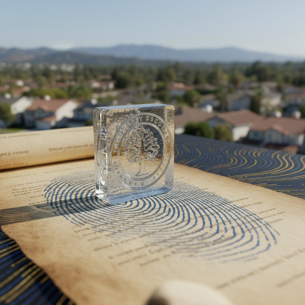 What Is a JADU Covenant in California and When Does Your Project Require One — An abstract representation of a property title document or a county recorder's st