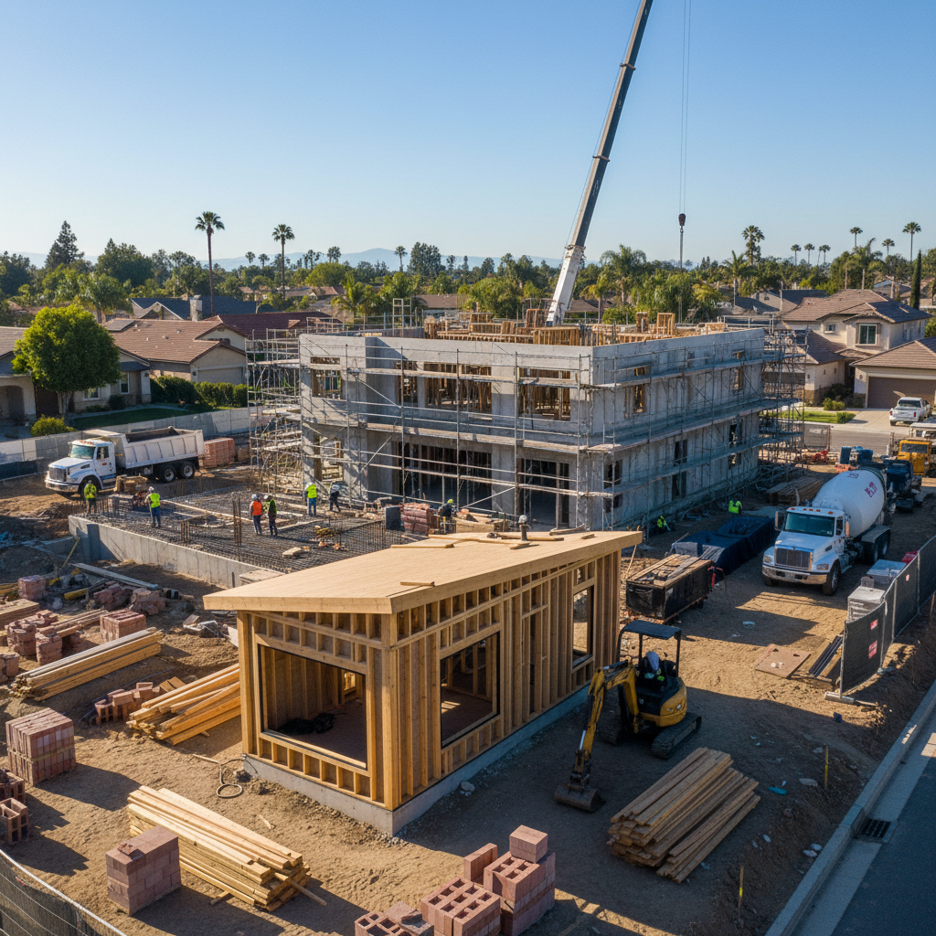 Can You Build an ADU While Your Main Home Is Under Construction in California